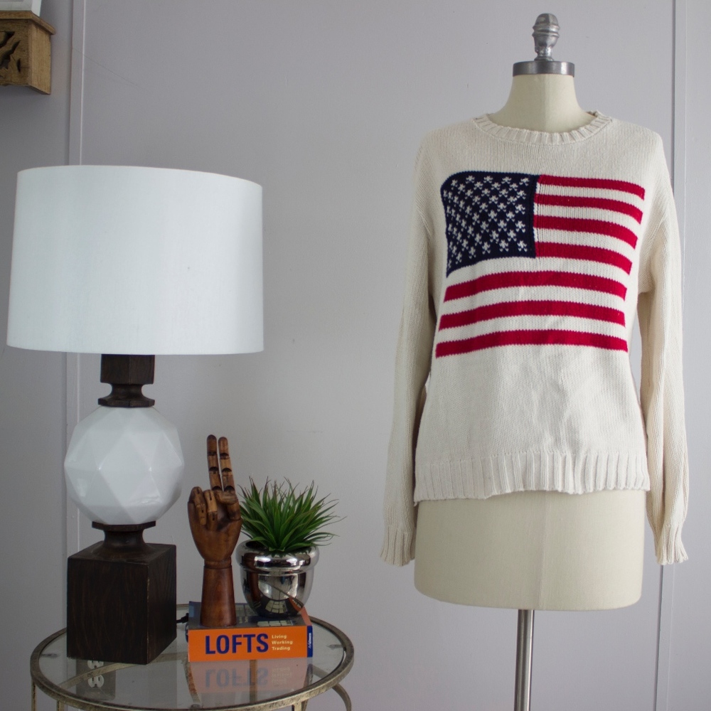 American Flag Cambridge Spirit Sweater